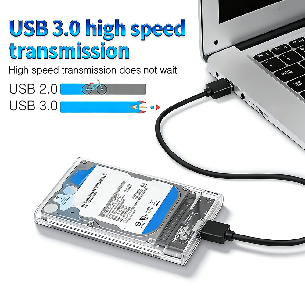External Ssd - Caixa de Conexão Transparente SATA para