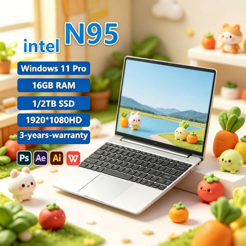 Ssd 2Tb - Notebook Portátil Intel N95 de 15.6