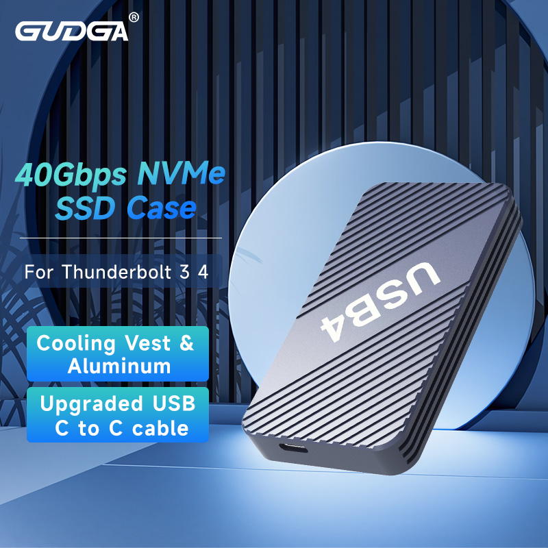 Thunderbolt 4 External Ssd 4Tb - Usb4 40gbps nvme ssd gabinete pcie3.0