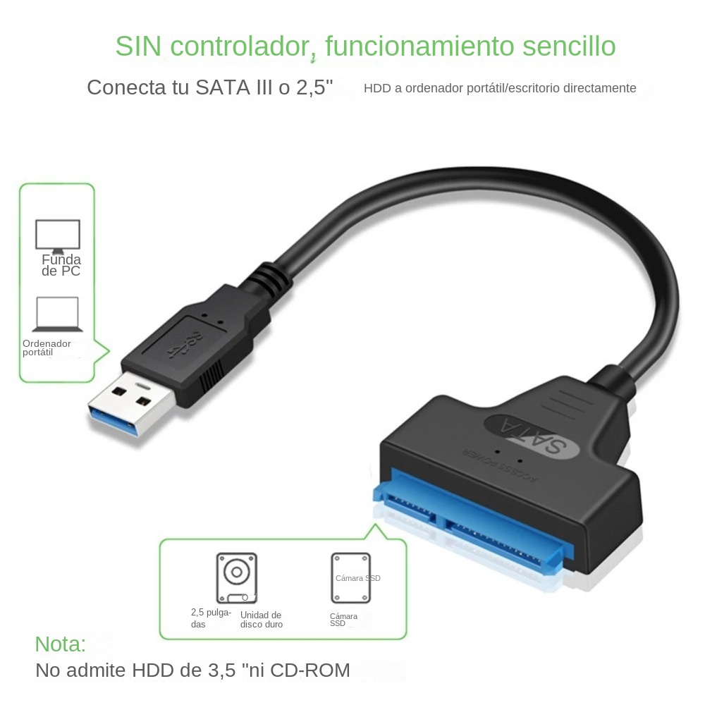 Cabo USB 3.0 SATA 3 de 30cm, A - Sata Ssd avaliação e preço
