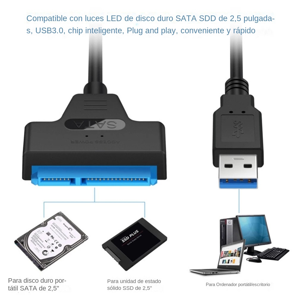 Cabo USB 3.0 SATA 3 de 30cm, A - Sata Ssd avaliação e preço