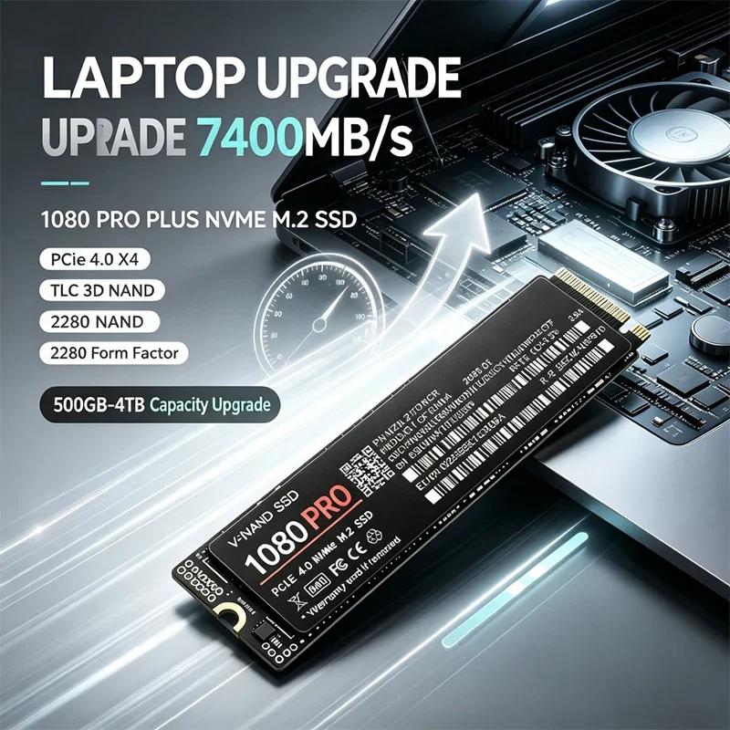 SSD interno M.2 NVMe de 7400 M - Ssd 500Gb avaliação e preço