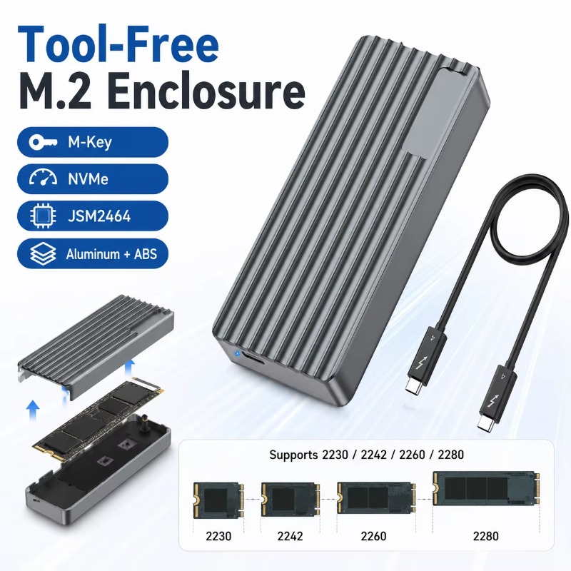 Gabinete TBT3/USB4 para SSD M. - Nvme Ssd avaliação e preço